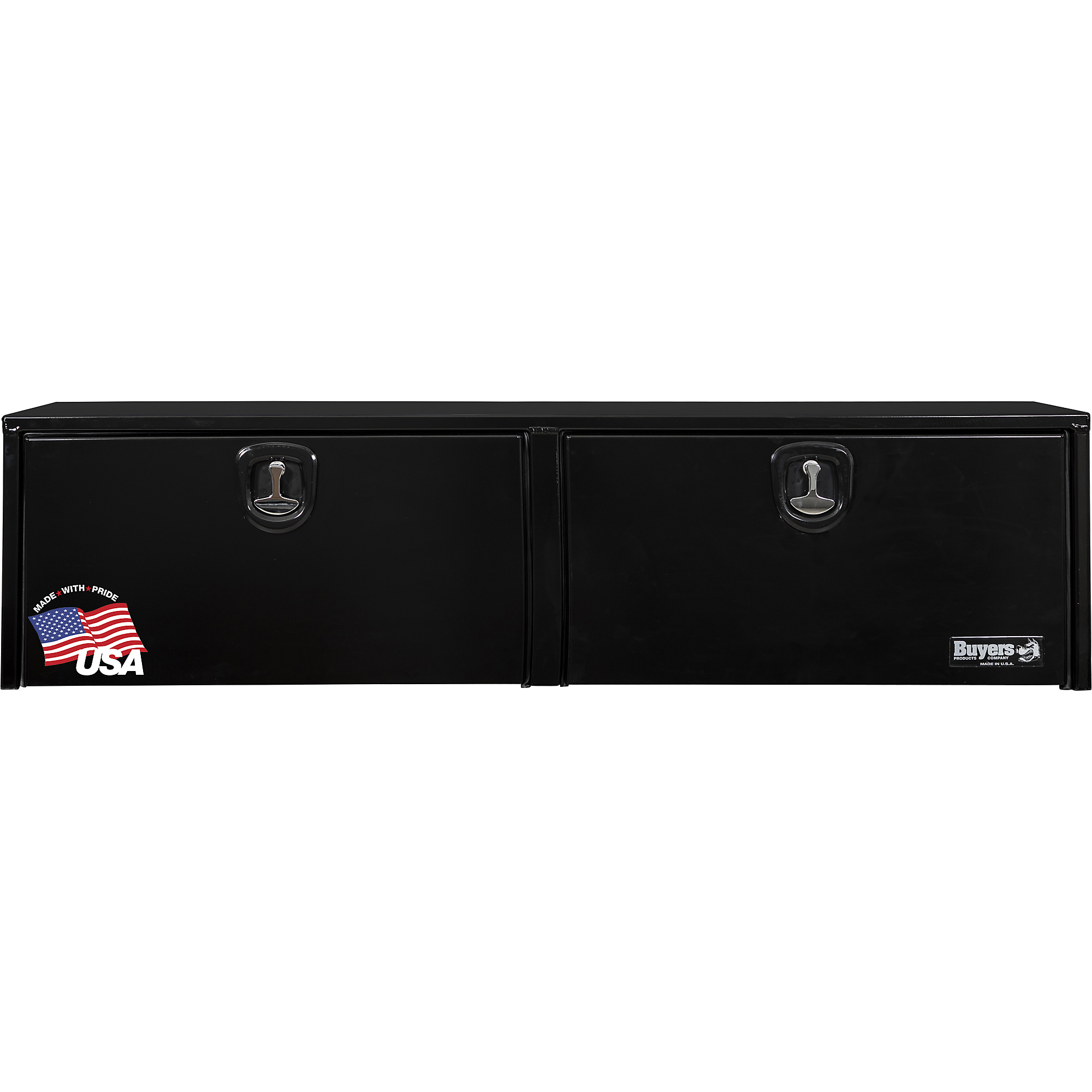 Buyers Products Gloss Black Smooth Aluminum Topsider Truck Tool Box Series